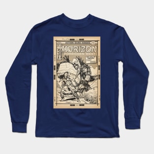 Horizon Forbidden West - Comic cover line art fan art Long Sleeve T-Shirt